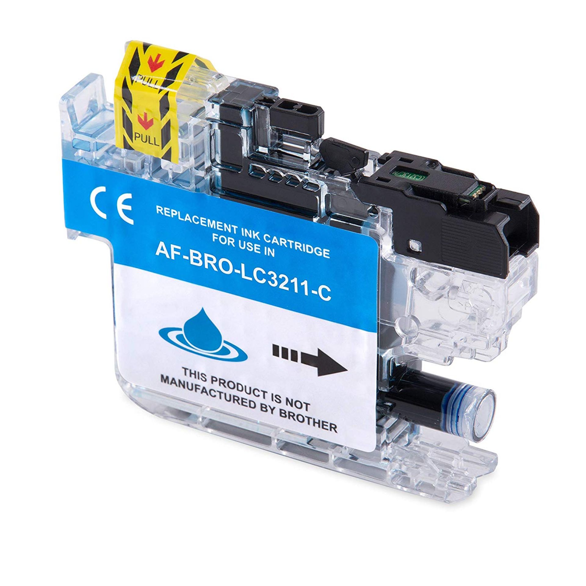 Brother LC-3211c blauw (compatible inktcartridge)