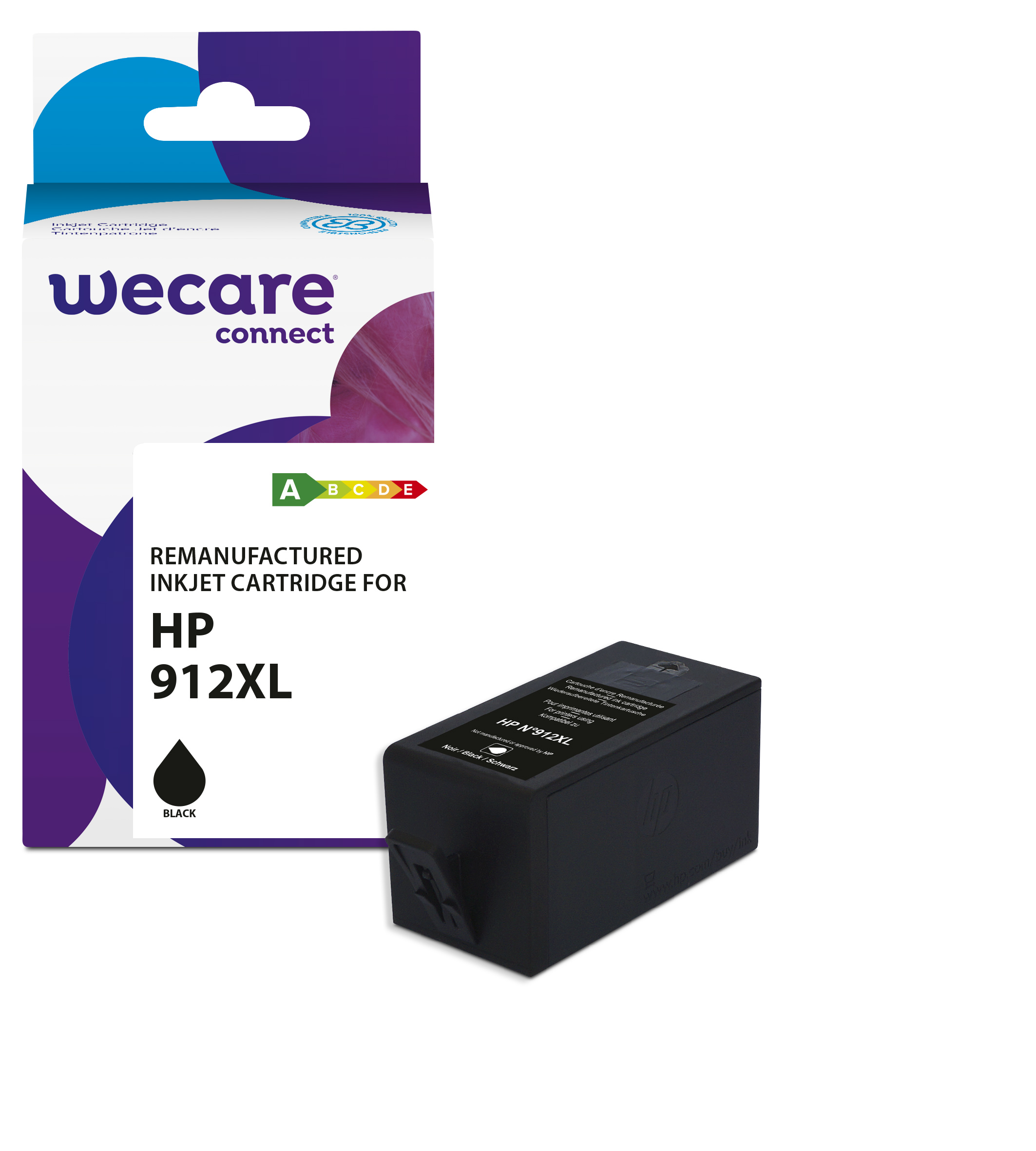 HP 912xl inktcartridge zwart (compatible)