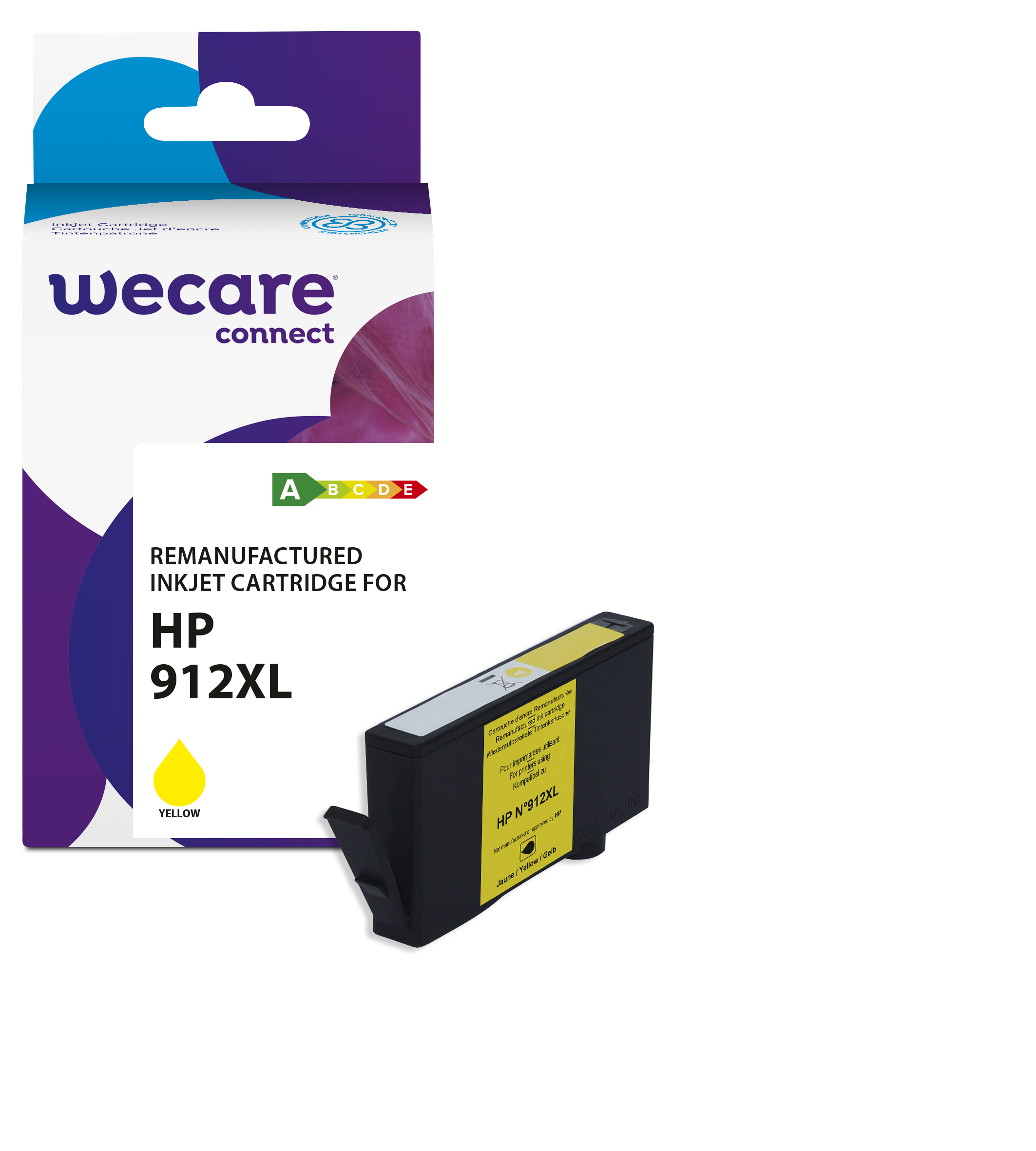 HP 912xl inktcartridge geel (compatible)